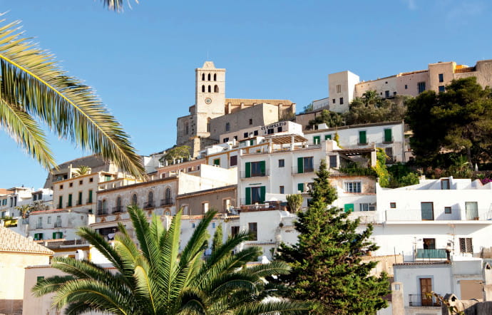 La vieille ville d’Ibiza.