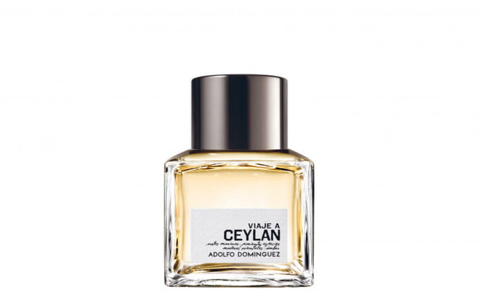 Viaje a Ceylan, eau de toilette, Adolfo Domínguez, 100 ml, 55 €.