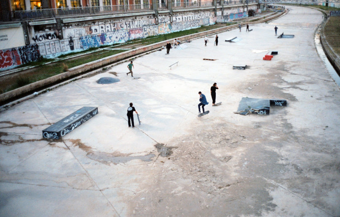 Le quartier de Soho en pleine mutation, avec son skate-park et ses murs graffés.