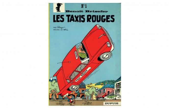 Benoît Brisefer. Les Taxis rouges, de Peyo.