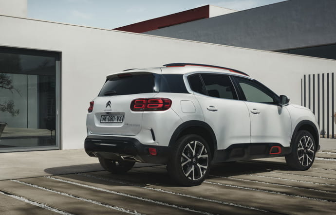 Le nouveau grand SUV C5 Aircross . Lancé en Chine en 2017, il sera commercialisé en France fin 2018. Selon Citroën, il s’agit du SUV le plus confortable du marché.