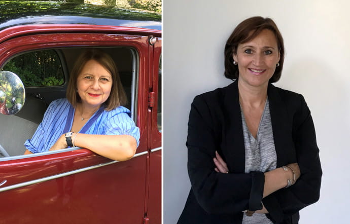 Véronique Crouzy (droite) et Claire de Gramont (gauche) sont à la tête des éditions ETAI depuis 2013 et 2014, respectivement.
