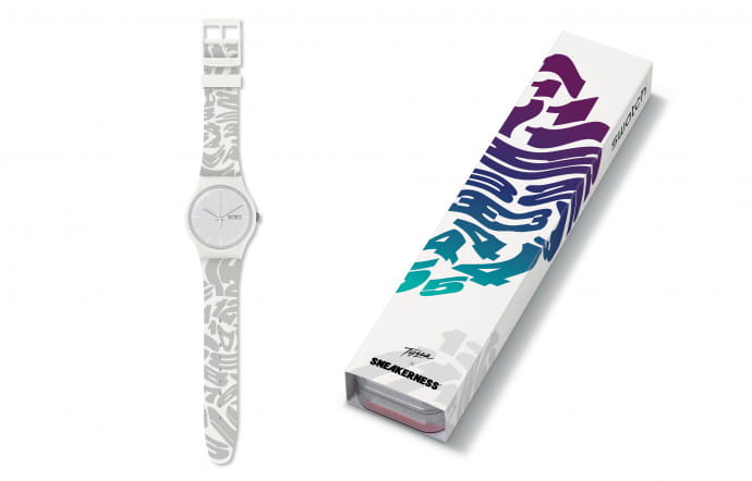 La montre Swatch SNEAKERNESS ne sera disponible que sur les lieux de la convention, à l’exception de quelques boutiques, les 15 et 16 septembre.
