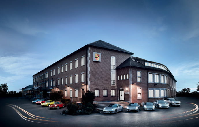 Le siège de Porsche.