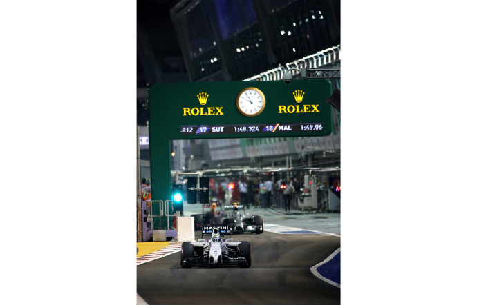 Rolex au Grand Prix de Singapour.