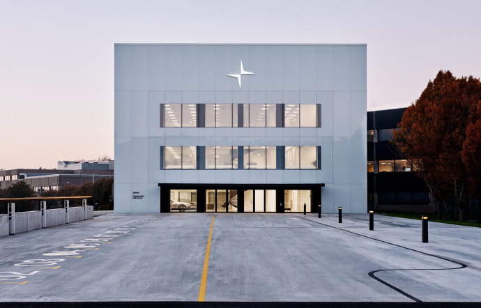 Le nouveau siège social de Polestar à Göteborg.