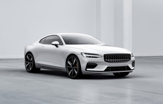 La Polestar 1, coupé GT hybride.