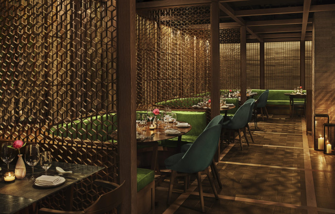 The Canton Disco, l’un des trois restaurants de l’hôtel, sert des spécialités cantonaises.