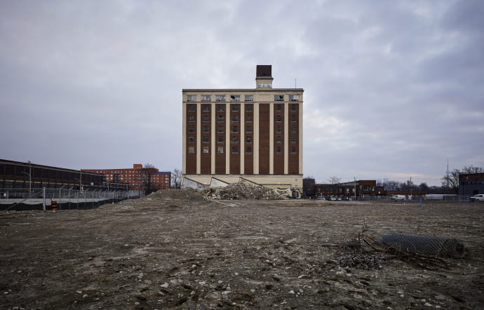 Endormi depuis les années 2000, l’Automotive Building avant sa restauration.