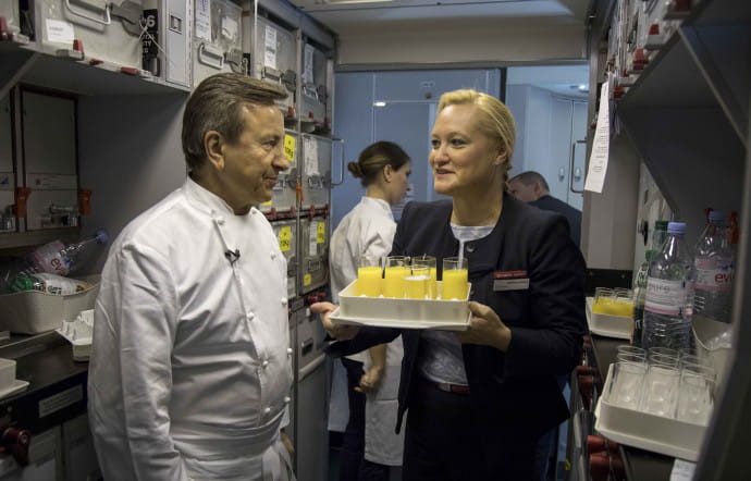 En 2017, c’est le chef Daniel Boulud qui participait à « Ciel un Chef ».