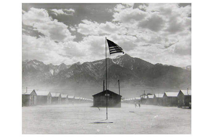 Manzanar Relocation Center, Manzanar, California 1942.