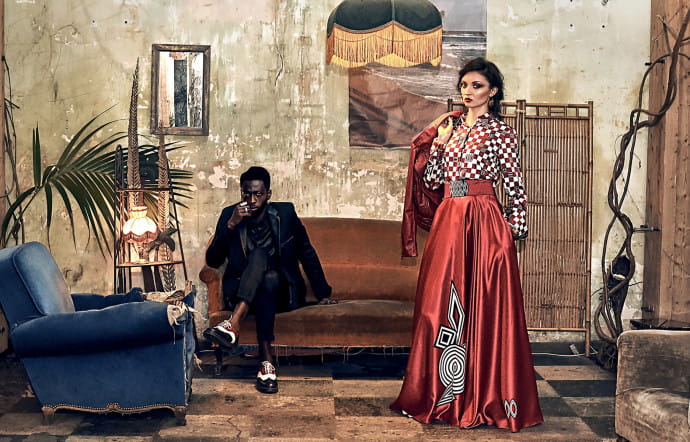La collection Imigongo de la marque Bull Doff.