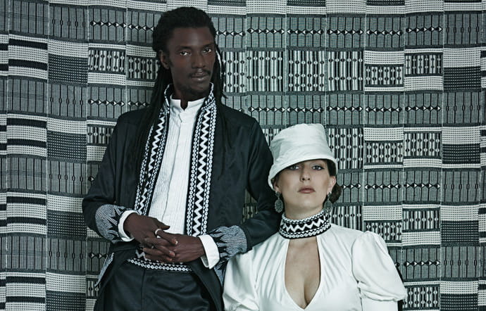 Laure Tarot et Baa y Sooley, fondateurs de la marque Bull Doff.