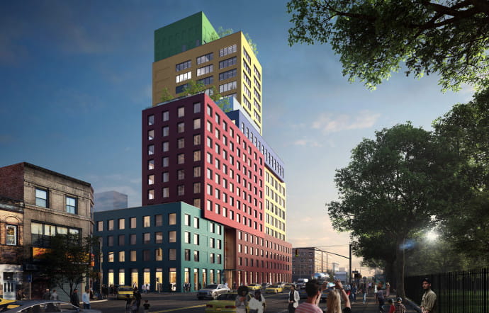Le projet est commandité par Youngwoo & Associates, promoteur new-yorkais depuis 1979.