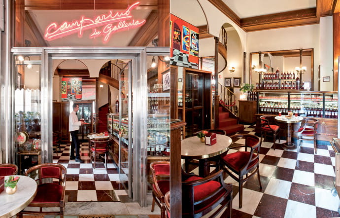 Camparino, Piazza del Duomo, 21. Tél. +39 02 8646 4435.