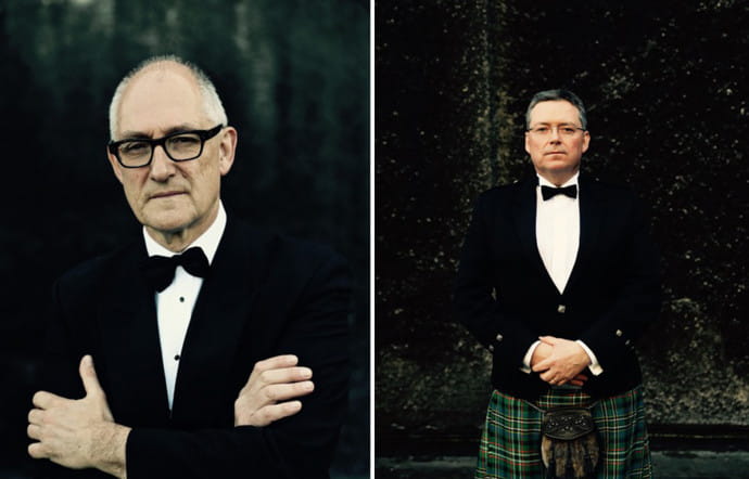 Ken Grier, directeur artistique de The Macallan et Scott MacCroskie, directeur général.