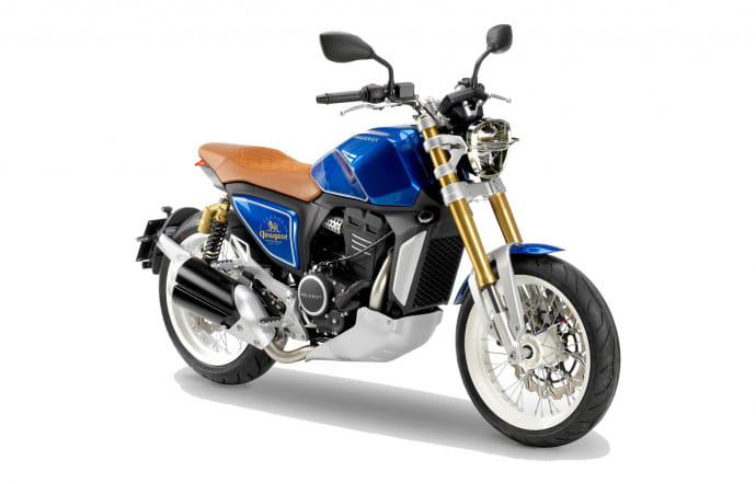 Le concept P2X, un café-racer séduisant.