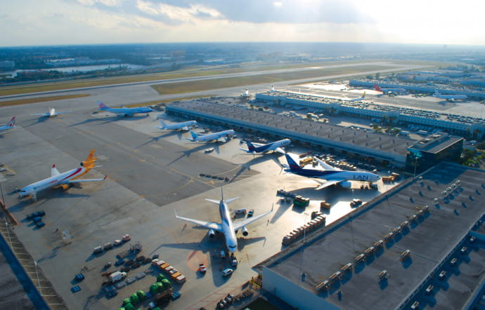 MIA est le premier aéroport de fret américain.