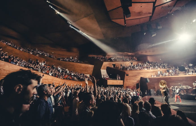 Scène de vie lors du Copenhagen Jazz Festival 2018.