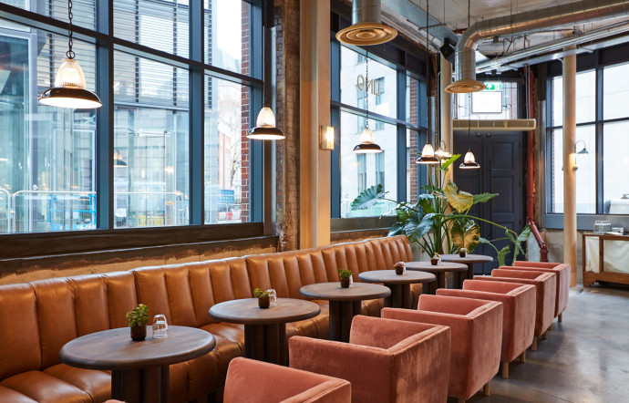 Diaporama : Lino, un nouveau bar au style industriel à Londres