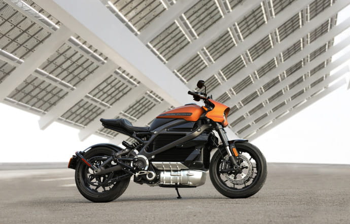 Livewire, une moto d’une autonomie de 170 km en ville.