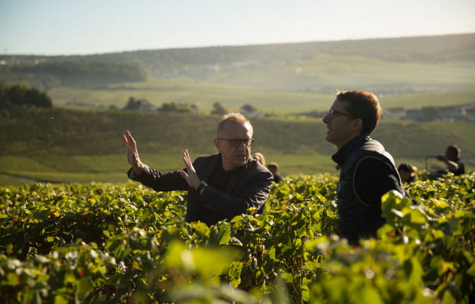 Vincent Chaperon (à droite) a succédé, le 1er janvier dernier, à Richard Geoffroy (à gauche).