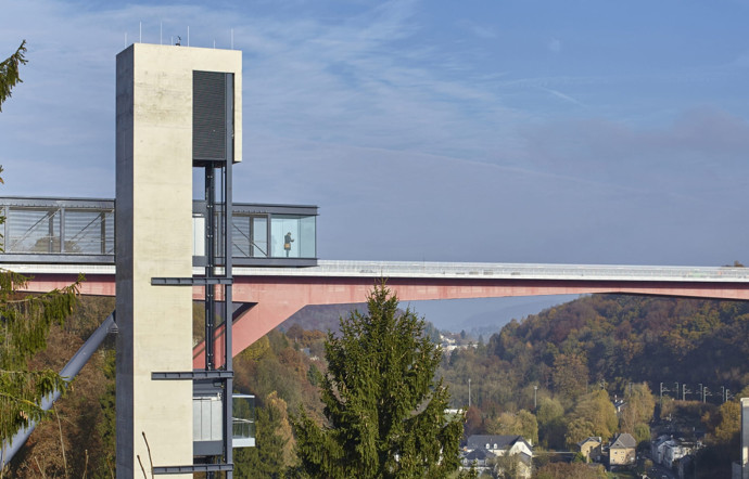 Funiculaire et ascenseur panoramique du Pfaffenthal.