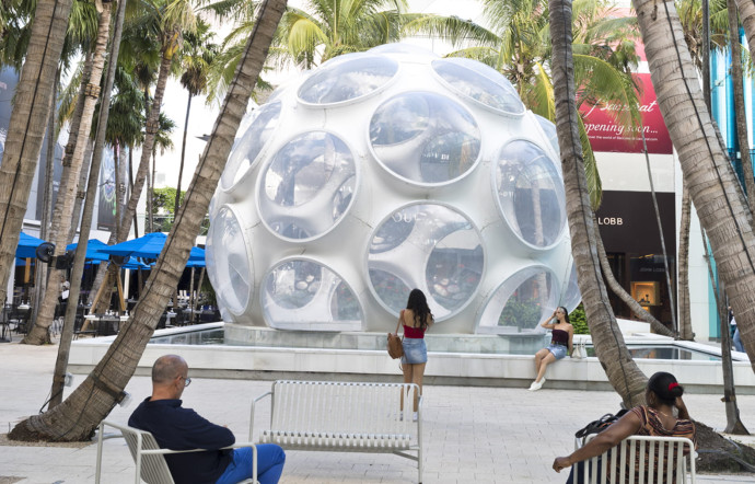 Fly’s Eye Dome de Richard Buckminster Fuller.