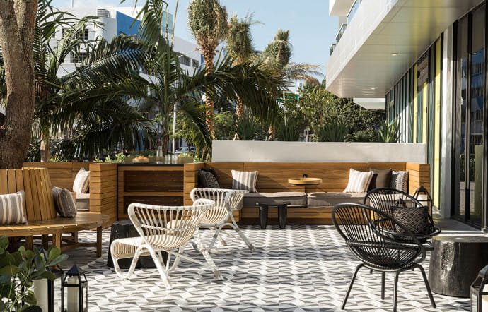 660 Washington Avenue. Tél. +1 (305) 534-9600. www.anglershotelmiami.com / www.kimptonhotels.com