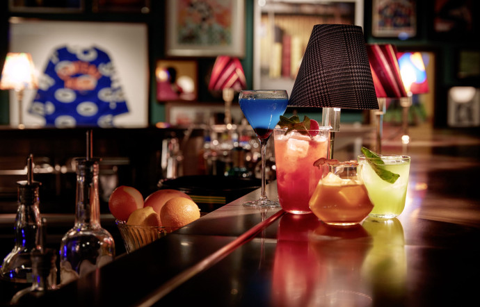 Les cocktails hauts en couleurs du Sape Bar.