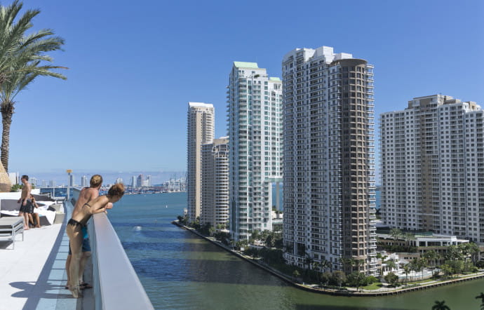 Dans le quartier de Brickell, la moitié des immeubles n’existaient pas il y a cinq ans.