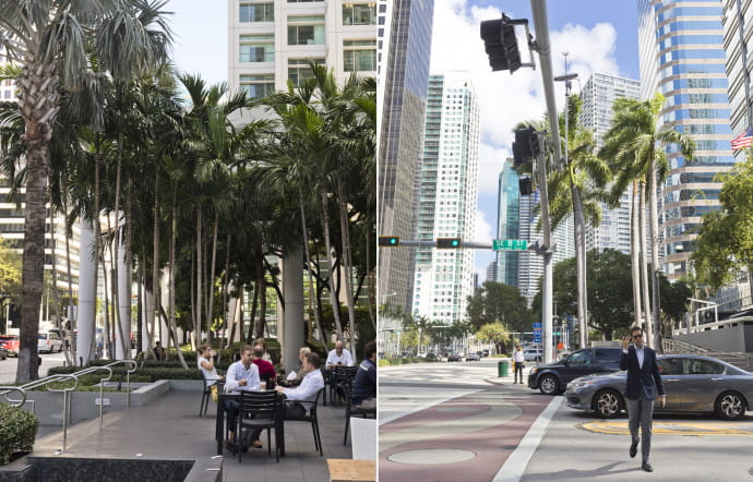 Le quartier d’affaires de Brikell, prisé des Sud-Américains en quête d’investissements.