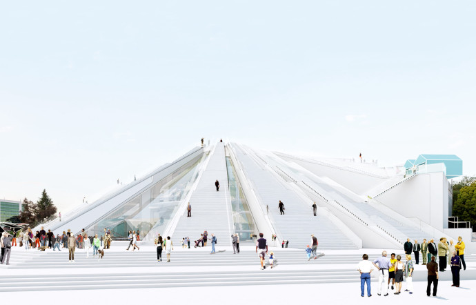 La Pyramide de Tirana dévoilera ses futurs espaces au début de l’été.