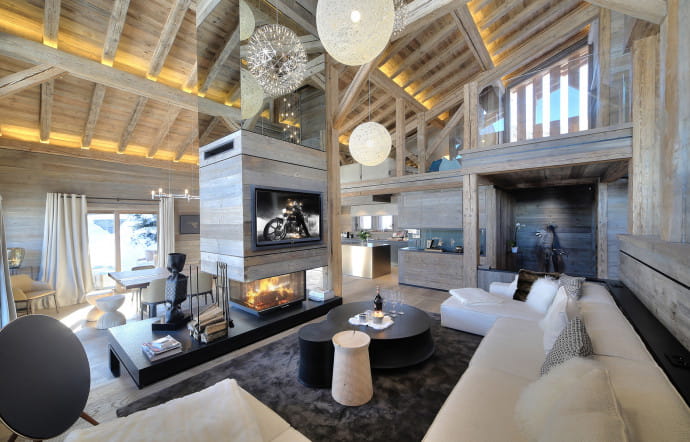 Le chalet Bijou à Combloux, près de Megève. Entre 1 372 € et 9 657 € la nuit.