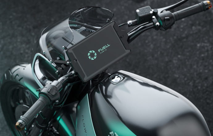 Flow, la première moto de Fuell.