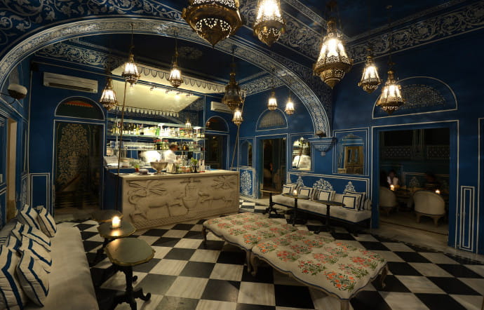 Narain Niwas Palace Hotel, Kanota Bagh, Narain Singh Road, Jaipur. Tél. +91 141 2565556. www.bar-palladio.com
