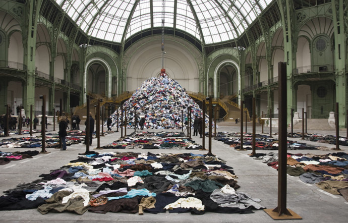 Installation « Personnes » réalisée au Grand Palais, 2010.