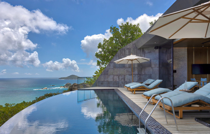 Les villas et résidences Six Senses Zil Pasyon, aux Seychelles, dans l’océan Indien.