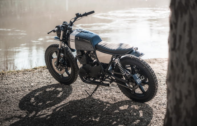 La Falkor, première moto préparée par Panache.