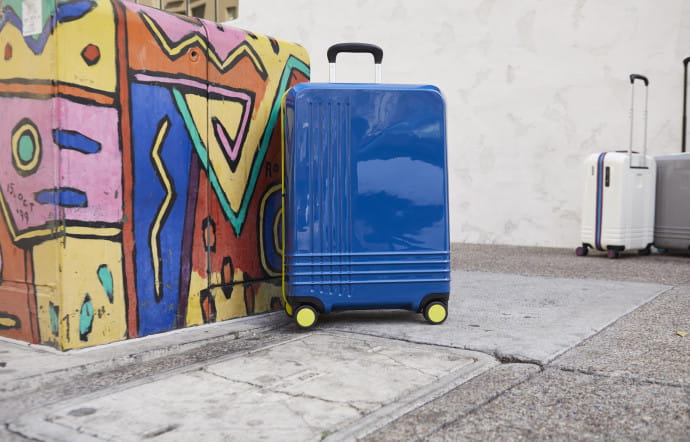 Les valises sont proposées entre 450 $ (cabine) et 550 $ (check-in).