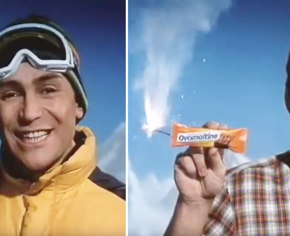 PUBLICITE ADVERTISING 064 1959 OVOMALTINE petit déjeuner