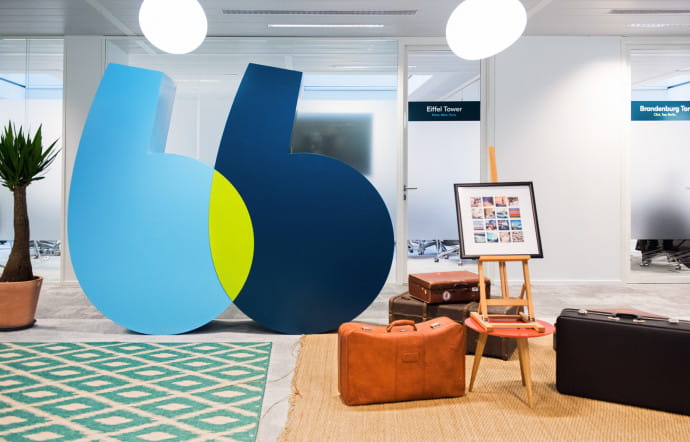 Les bureaux de BlaBlaCar à Paris, dans le 2e arrondissement.