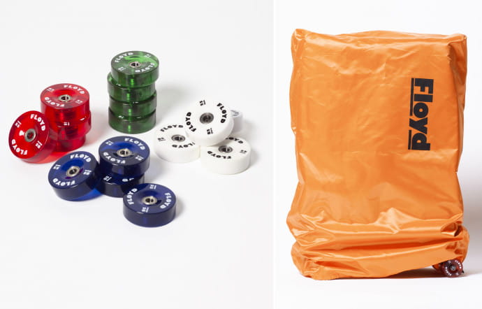 Packaging original et roues interchangeables… et le marketing se fait de lui-même !