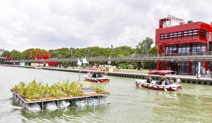 La Seine se végétalise avec le projet l’Ilot Vert.