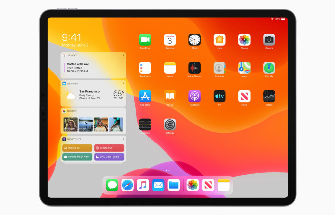 A partir de fin septembre, l’iPad disposera d’un vrai bureau avec des icônes plus petites et des widgets.