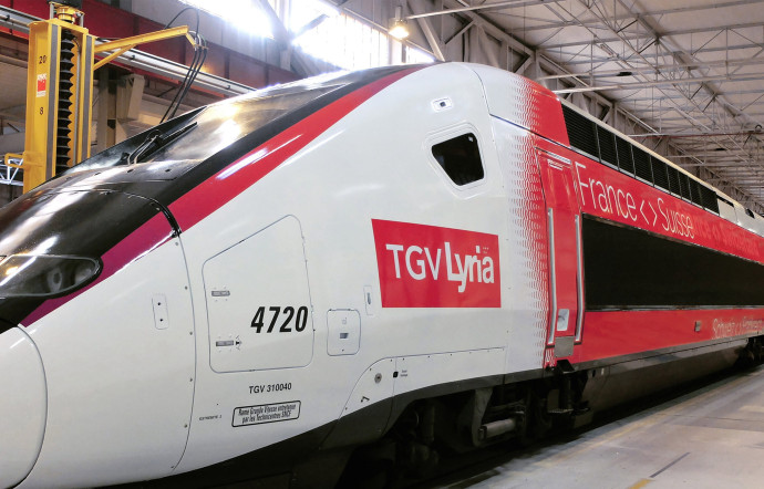 Les rames rouge et blanc de TGV Lyria recevront une nouvelle livrée courant 2019.