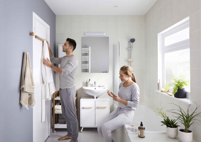 L’univers salle de bains de GoodHome est déjà décliné dans certains Castorama et Brico Dépôt.