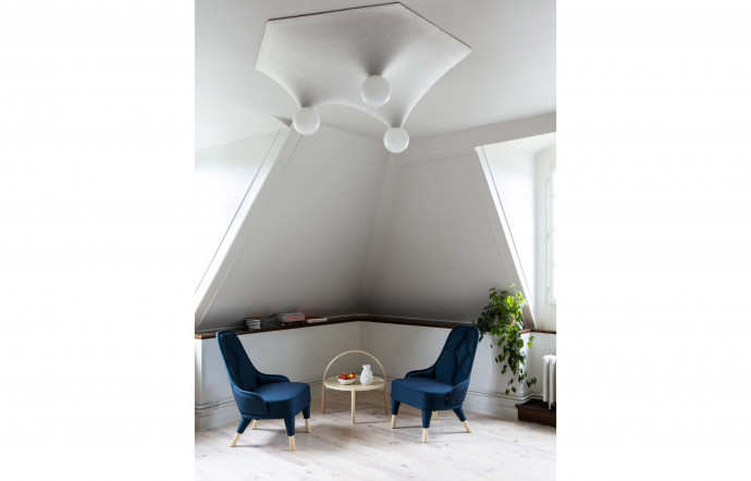 Intérieur de l’appartement réhabilité grâce aux meubles en bois Gärsnäs par le studio Färg & Blanche.