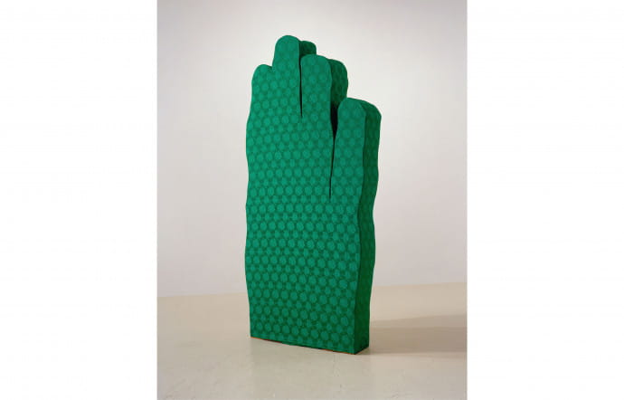 Nancy and I at Ithaca (Green Hand), Jim Dine, 1966-1969.