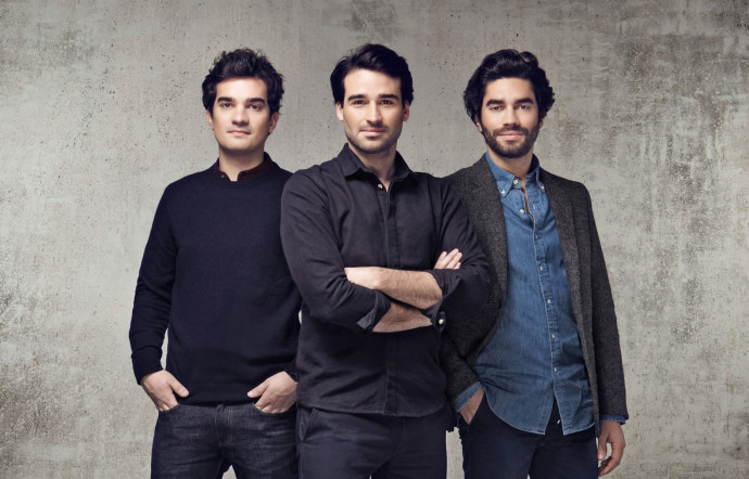 De gauche à droite : Xavier Aguera Quentin Couturier et Charles Brun, les trois cofondateurs de la marque Izipizi.